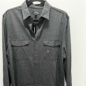 Slim Dark Grey Solid Soft Shirt